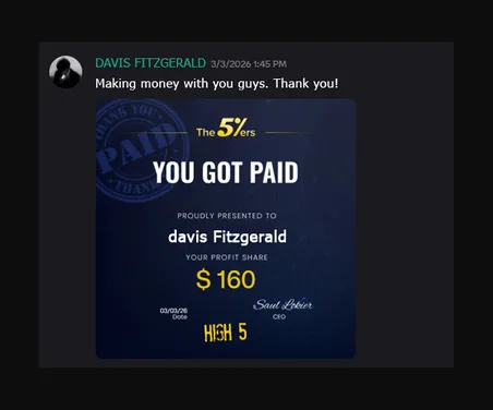Funded trader payout proof