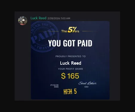 Funded trader payout proof